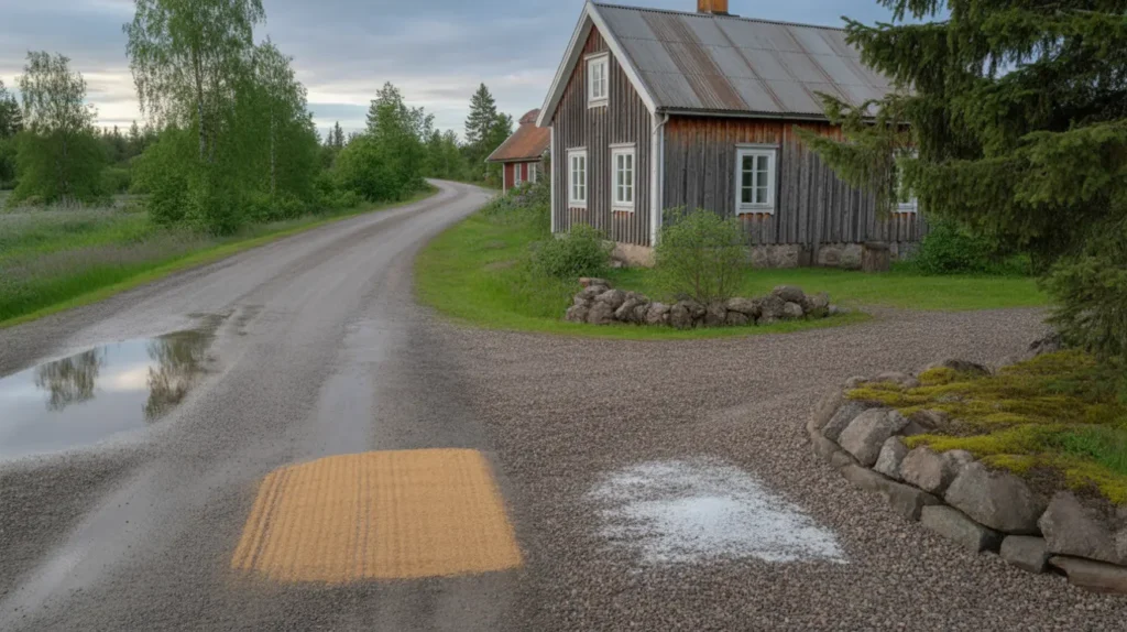 innan midsommar dammbindning av grusv g uppfart och parkering metoder milj val och pris